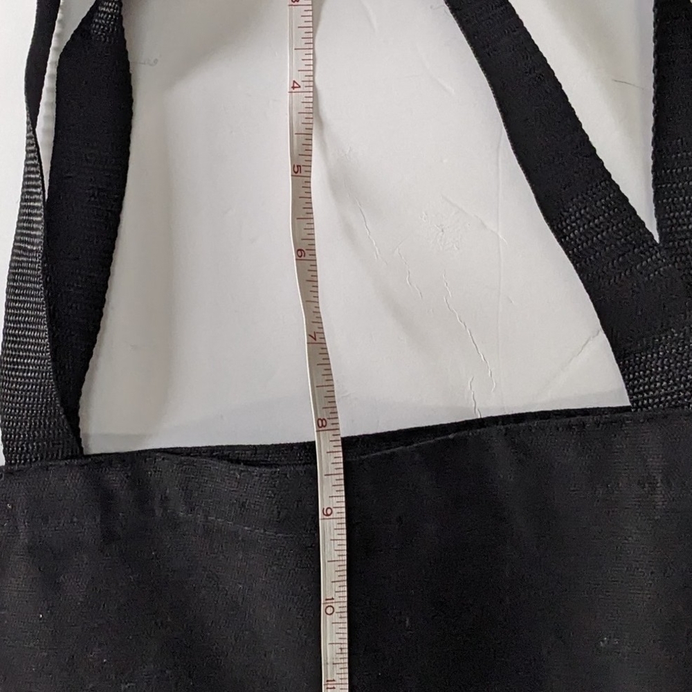 ⚡Bed Bath & Beyond Classic Black Canvas Tote - Picture 4 of 5